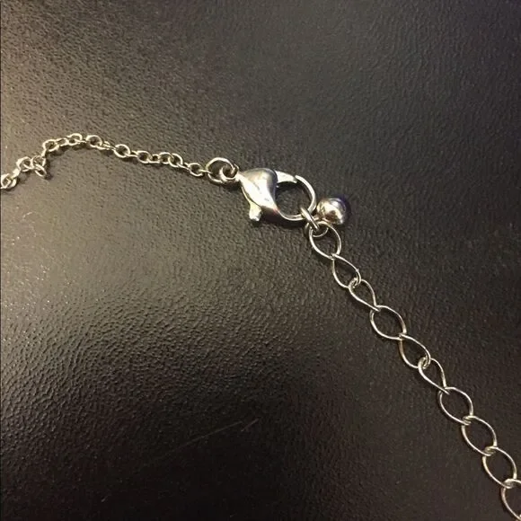 Sun Face Necklace Silver coloured Chain - Picture 8 of 11